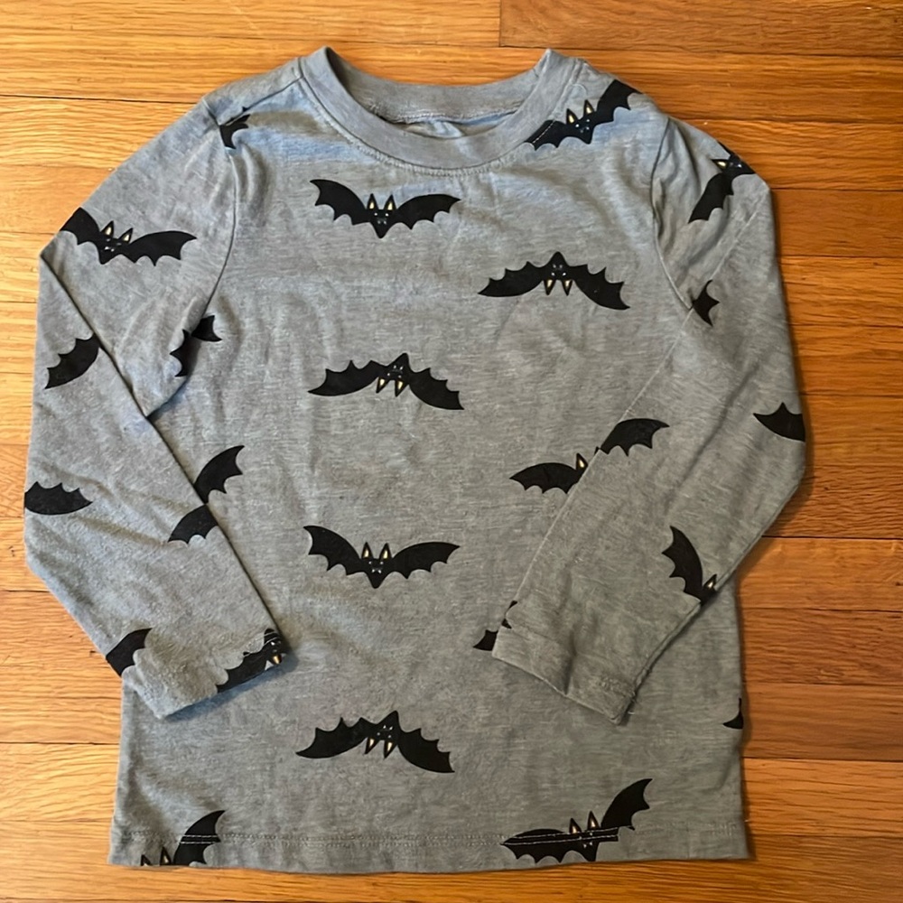 Bat Halloween fall shirt 5T